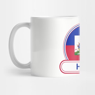 Haiti Country Badge - Haiti Flag Mug